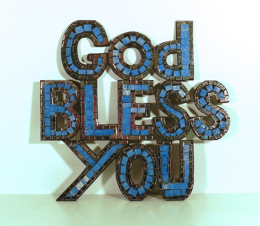  Mosaico GOD BLESS YOU<br>33,5X1X35,5<br>35,00 CHF